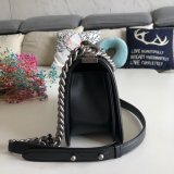 UK CC V Le Boy Top Quality Best Quality Black Bags Lambskin 25cm