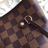 Best Quality Louis Vuitton Wholesale Neverfull MM Damier Ebene N41358 Brown