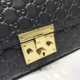 Best Quality 7 Star Gucci Padlock medium GG shoulder 409486 bag