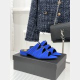 Top Quality YSL EMILIE mules in satin crepe Flat