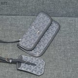 Best Quality Goyard Classic Chevron St. Louis PM Totes Dark grey Bags