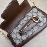 Horsebit Shoulder Gucci Perfect 1955 774209 Fashion Brown Bag