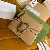 Gucci Dionysus GG Supreme Mini Shoudler 421970 Brown Best Quality Bag