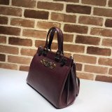 High Quality Leather Gucci 569712 Zumi Small Top Handle Best Quality Bag