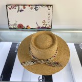 Gucci Best Quality 2020 Mickey Ribbon Raffia UK Hat