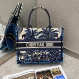 Christian Dior 7 Star Book Tote Oblique Termurah Best Quality Blue Bag