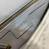 High Quality Dior Caro 20cm Luxury Goods blue bags