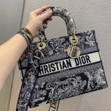 UK 1:1 Mirror High Quality Best Quality Lady Dior 32cm Bag