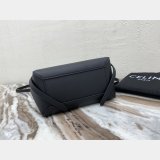 Best Quality Celine Leather Nano Belt Bag in Black