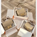 News Best Best Quality Hermes Mirror Single Compartment 23CM Epsom Bags