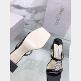 Top Designer Flat Sandals Jimmy Choo Heel 7 cm High Best Quality Shoes