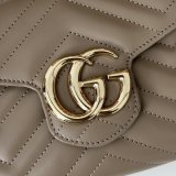 Perfect Gucci Best Quality 474575 GG Marmont Super Chain Wallets High Bag