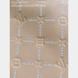 Louis Vuitton Neverfull MM Monogram Empreinte M45686 Apricot Embroidery Thread Bag