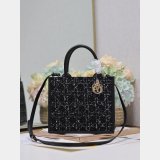Dior Best Quality 1265/1286 1:1 Mirror Book Tote High Shopping Bags