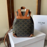 Backpack Celine Best Quality 197662 Folco Triomphe Canvas Bag