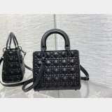 Christian Lady Dior 24cm AAA+ Best Quality Top Quality Black Bag