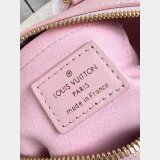 Perfect Pink M47136 Speedy Bandoulière 20 Best Quality Louis Vuitton Bag