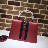 Best Quality Gucci Cheap 431665 Sylvie medium top handle bag