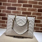 Tote GG Marmont White/Black 779724 Gucci Best Quality Bag