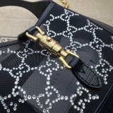 Gucci Luxury Designer Best Quality Jackie 1961 Crystal GG 677027 Bag