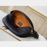 Louis Vuitton Best Quality Monogram Empreinte Bumbag M44812 Black/Cream
