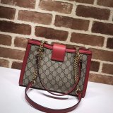 UK Gucci Best Quality GG Supreme Padlock Small Shoulder 498156 Bag