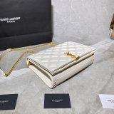 Best Quality Saint Laurent Becky Large chain bag in quilted lambskin
