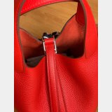 Hermes Best Quality Picotin Mm Clemens Fitting Red Bag