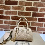 Gucci Best Perfect GG matelassé leather top handle 702251 Best Quality bag