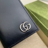 High Quality Gucci Best Quality 547075 GG Marmont card case in black leather