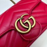 Gucci Best Quality GG Marmont Matelassé Super 476433 Perfect Bag