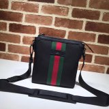 Top Quality Gucci Web GG Supreme Flat Messenger Best Quality 471454 Bag