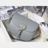 Best Best Quality Dior Bobby Bag Gray Box Calfskin