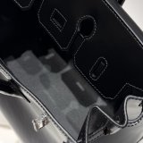 7 Star Hermes Birkin handmade Stiching Handbags Box Calf 25CM