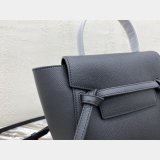 Best Quality Celine Leather Nano Belt Bag in Black