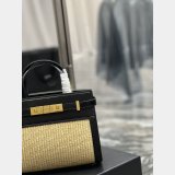 Best Quality YSL Saint Laurent Nano Manhattan Top Handle Brown/Black Bag