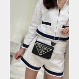 Affordable Luxury Prada Best Quality Mario Raffia Triangle 1BH189 Bag