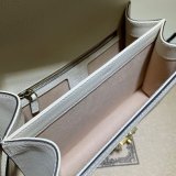 Gucci Black/Cream Ophidia small top handle Best Quality bag