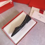 Best valentino Luxury Goods sneakers heels flats Black Shoes