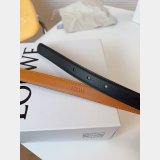 Luxury Inspired Loewe Anagram 2.0cm Width Best Quality Belt