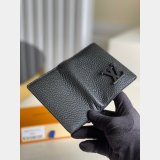 Louis Vuitton Pocket Organizer H26 M69979 Black Small Leather
