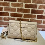 1:1 Best Quality Gucci 702200 GG Matelassé Leather Shoulder Bag designer bags