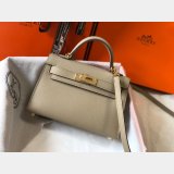 Earth yellow Mini Kelly Hermes Best Quality Handbags