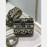 Christian Dior Perfect Best Quality Travel Crossbody Leopard Print Cosmetic Bag