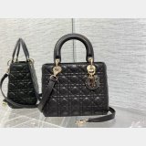Perfect Quality Best Quality Lady Dior 24cm Dolabuy Black Handbag