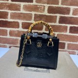 AAA Quality Best Quality Gucci Diana lizard 675800 bag