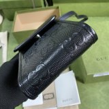 Best Best Quality Gucci GG embossed mini 625571 black bag