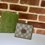 Gucci AAA+ Best Quality GG Supreme 671652 Wholesale Wallet with Interlocking G