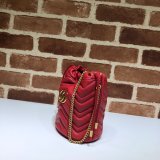 Gucci Best Quality 7 Star GG Marmont mini bucket 575163 bag
