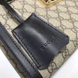 UK Gucci Best Quality GG Supreme Padlock Small Shoulder 498156 Bag